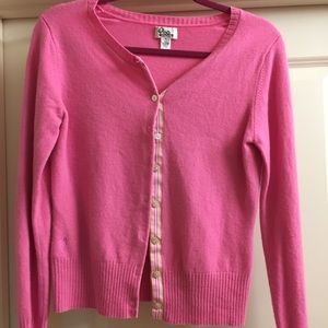 Lilly Pulitzer 100% Cashmere Cardigan